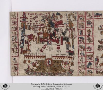 B, f — Tlacuilo anónimo, tradición mixteca-puebla (Códice Vaticanus B)
