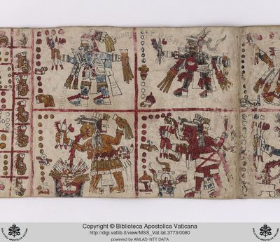 B, f — Tlacuilo anónimo, tradición mixteca-puebla (Códice Vaticanus B)