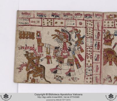 B, f — Tlacuilo anónimo, tradición mixteca-puebla (Códice Vaticanus B)