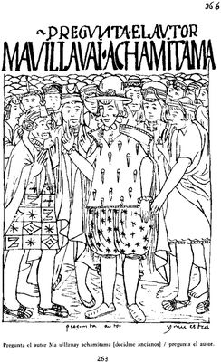 Este dibujo — Felipe Guaman Poma de Ayala