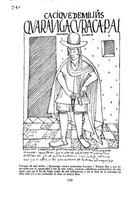 Este dibujo de Guamán Poma de Ayala representa