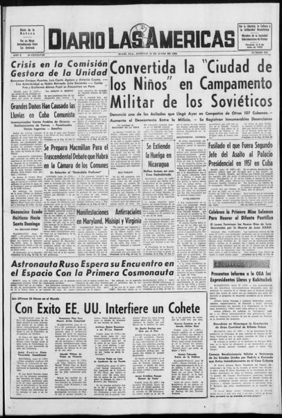 Diario las Américas (Miami, Fla.;Miami Springs, Fla.), June 16 — No identificado