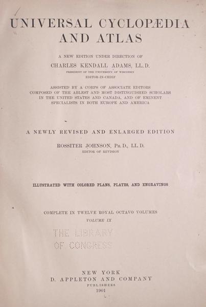 [Vol. (OPTI-RAL)] Universal cyclopædia and atlas — No identificado