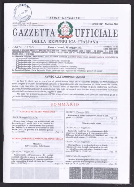 Gaceta Oficial de la República Italiana