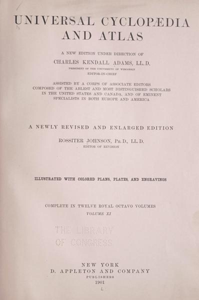 [Vol. (SODO-TWIS)] Universal cyclopædia and atlas — No identificado