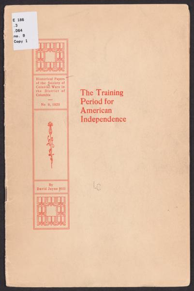 The training period for American independence — No identificado