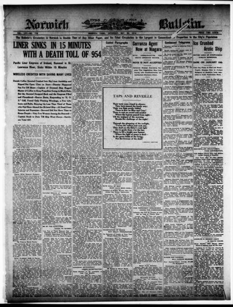 Norwich bulletin (Norwich, Conn.), May 30 — No identificado