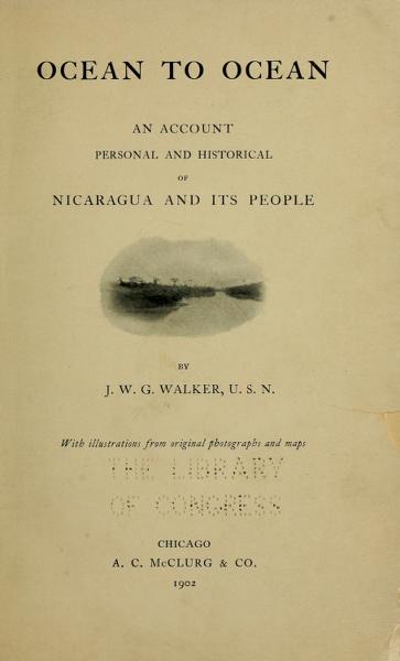 Ocean to ocean: an account, personal and historical — No identificado