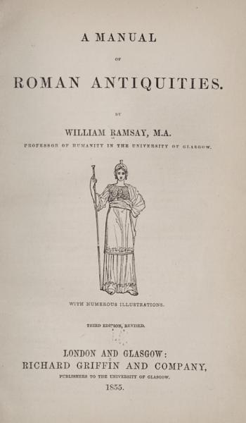 A manual of Roman antiquities — No identificado