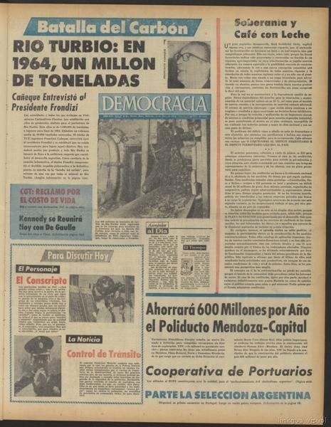 Democracia (Buenos Aires), May 31, 1961