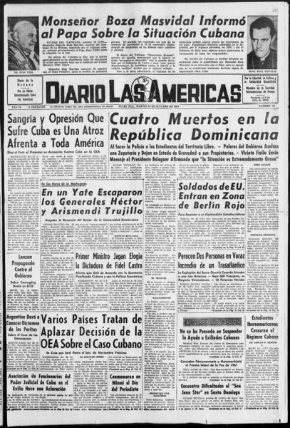 Diario las Américas (Miami, Fla.;Miami Springs, Fla.), October 24 — No identificado