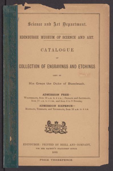Catalogue of collection of engravings and etchings — No identificado