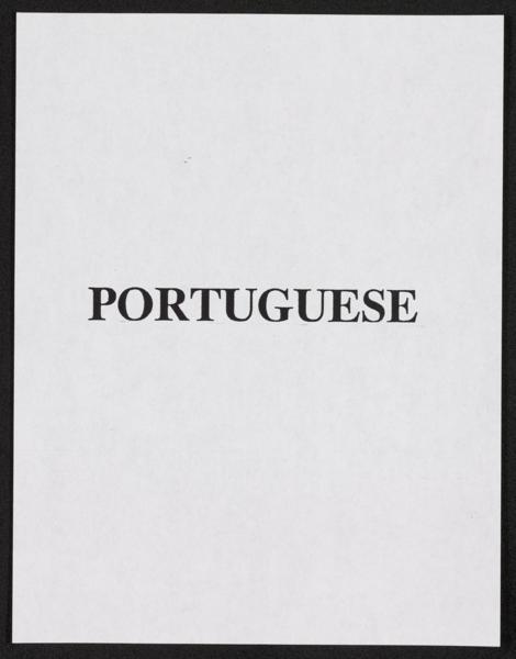 Contents: the Official Portuguese School of the Taunton Sports Club, Taunton, Massachusetts, Ethnic Heritage and Language Schools in America collection — No identificado