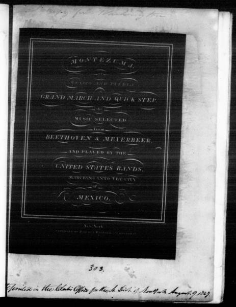 Montezuma, or, Mexico and Puebla grand march and quick step — No identificado