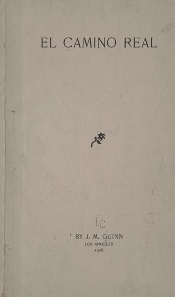El camino real — No identificado