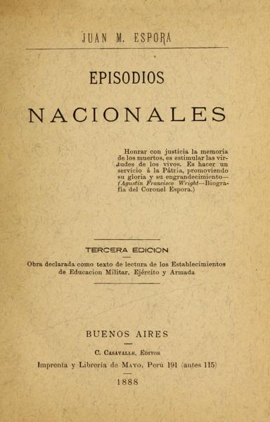 Episodios nacionales — No identificado