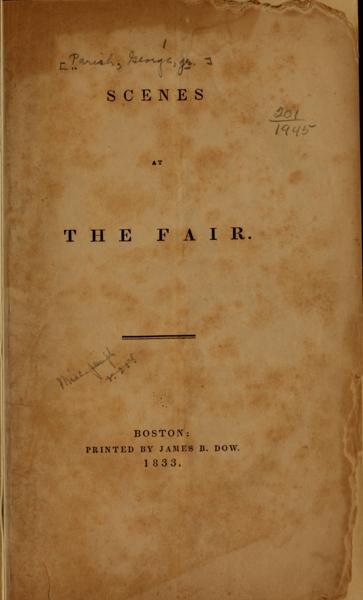 Scenes at the fair — No identificado