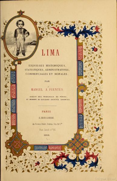 Lima; esquisses historiques, statistiques, administratives, commerciales et morales — No identificado