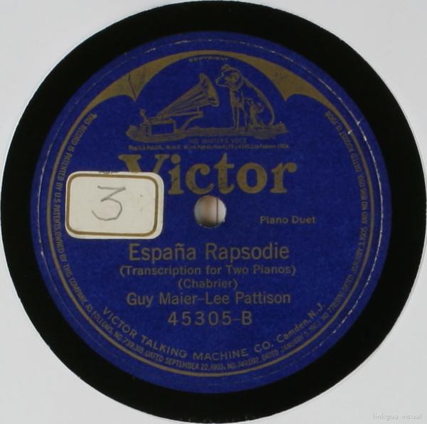 España rapsodie — No identificado
