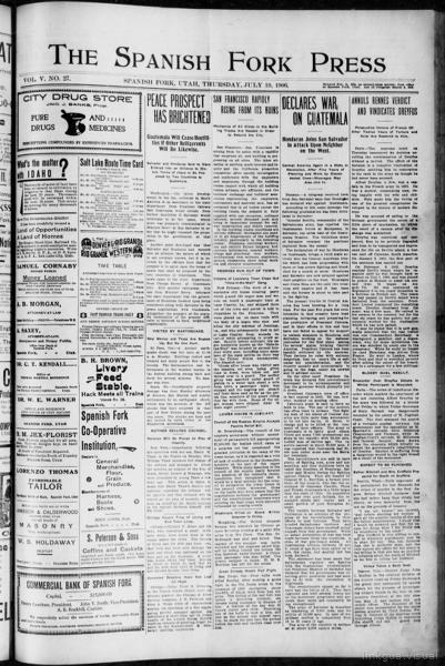 The Spanish Fork Press — No identificado