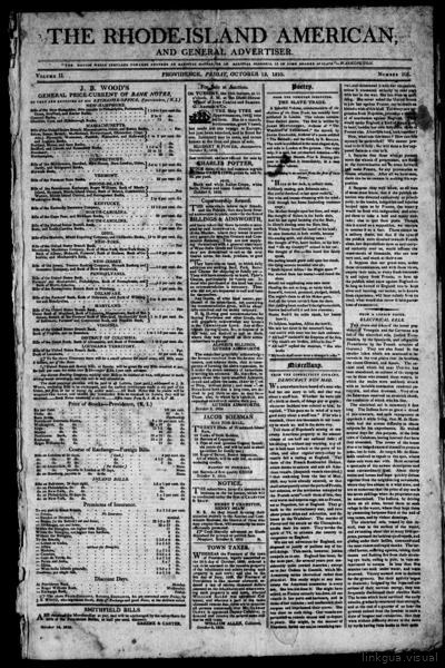 The Rhode-Island American and General Advertiser — No identificado