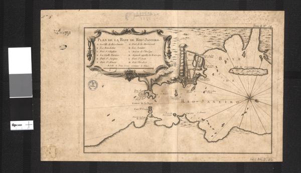 Map of the Bay of Rio de Janeiro — No identificado