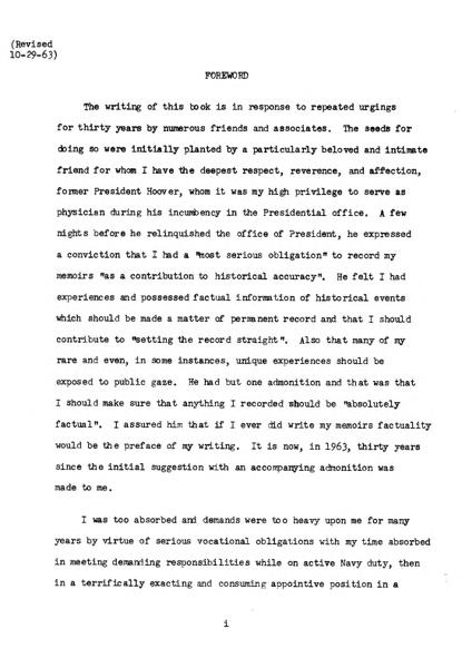 Chapter on President Coolidge from the Memoirs of His Physician, Joel T. Boone — No identificado