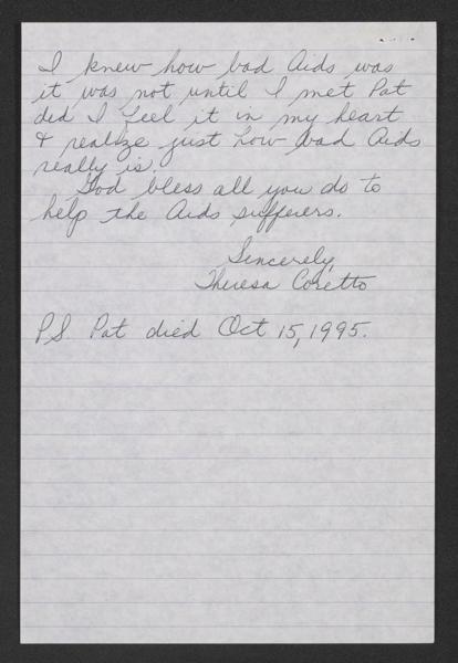 AIDS Quilt Block Panel Maker Records — No identificado
