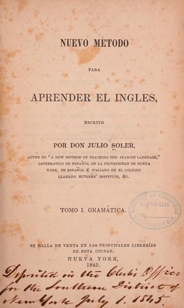 Nueva método para aprender el ingles — No identificado