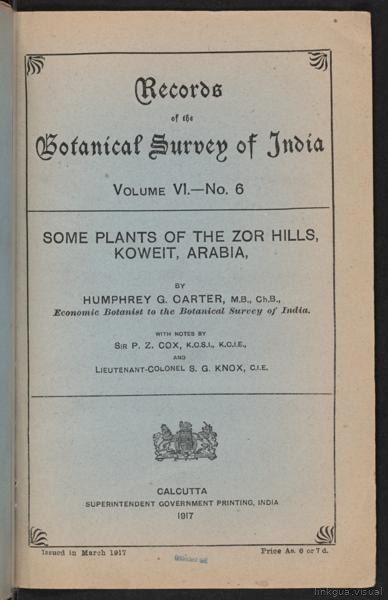 Algunas plantas de las colinas de Zor Kuwait Arabia — No identificado