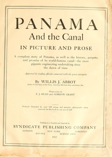 Panama and the canal in picture and prose — No identificado