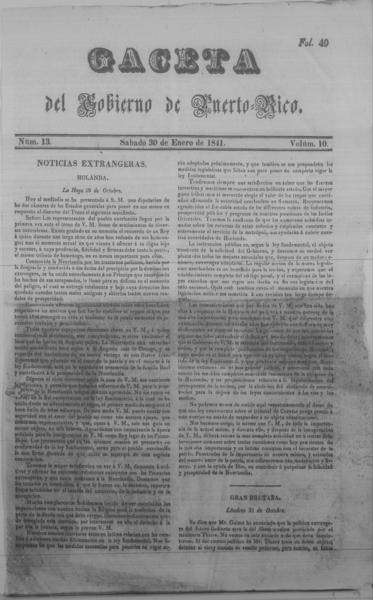 Gazeta de Puerto-Rico (San Juan, P.R.), January 30 — No identificado
