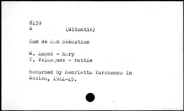 Son de San Sebastian — No identificado