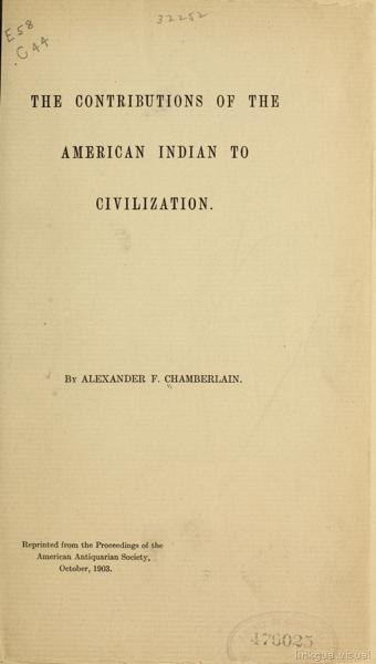 Las contribuciones del indio americano a la civilización
