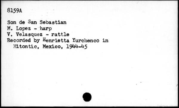 Son de San Sebastian — No identificado
