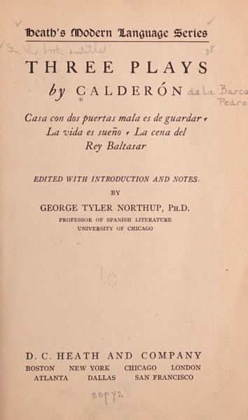 Three plays — No identificado