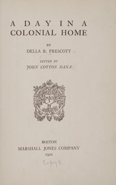 A day in a colonial home — No identificado