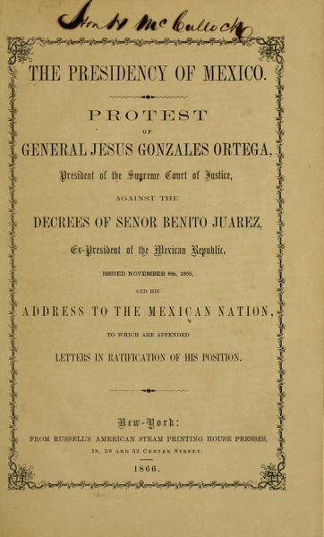 The presidency of Mexico — No identificado