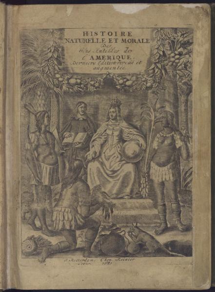 Histoire naturelle et morale des iles Antilles de l'Amerique, enrichie d'un grand nombre de belles figures en taille douce ... Avec un vocabulaire caraïbe — No identificado
