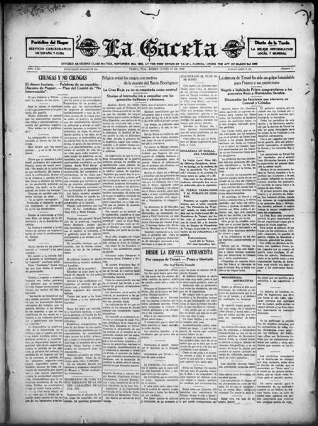 La gaceta (Tampa, Fla.), January 10 — No identificado