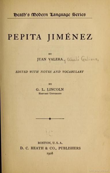 Pepita Jiménez — No identificado