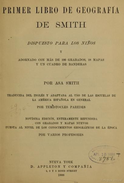 Primer libro de geografía de Smith — No identificado