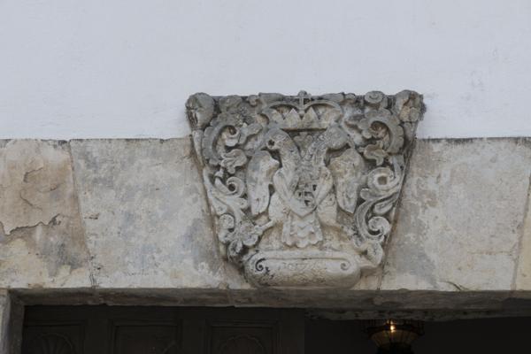 Exterior detail from the Spanish Governor's Palace in San Antonio, Texas — No identificado