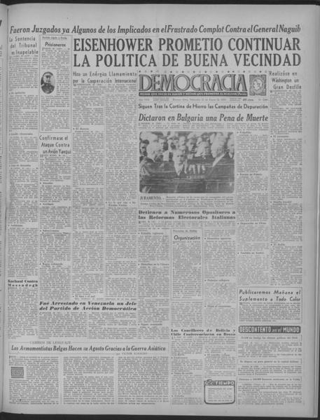 Democracia (Buenos Aires), January 21 — No identificado