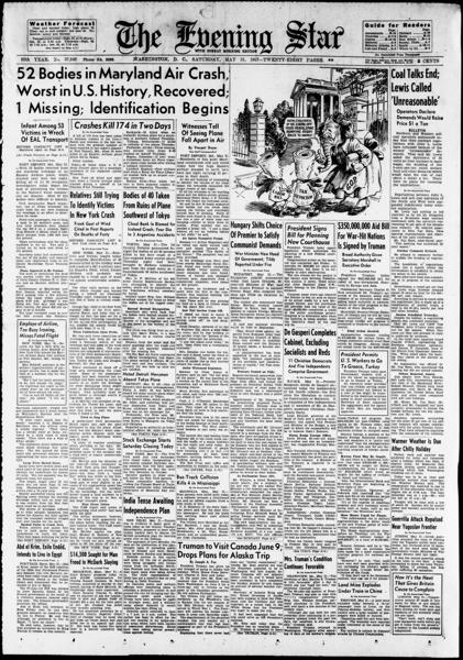 Evening star (Washington, D.C.), May 31 — No identificado