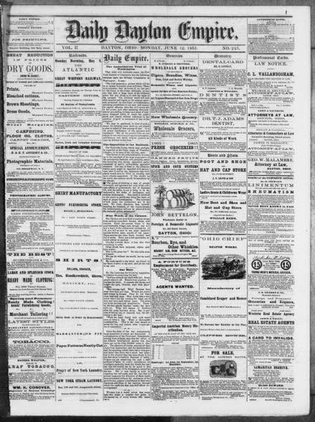 Dayton daily empire (Dayton [Ohio]), June 12 — No identificado