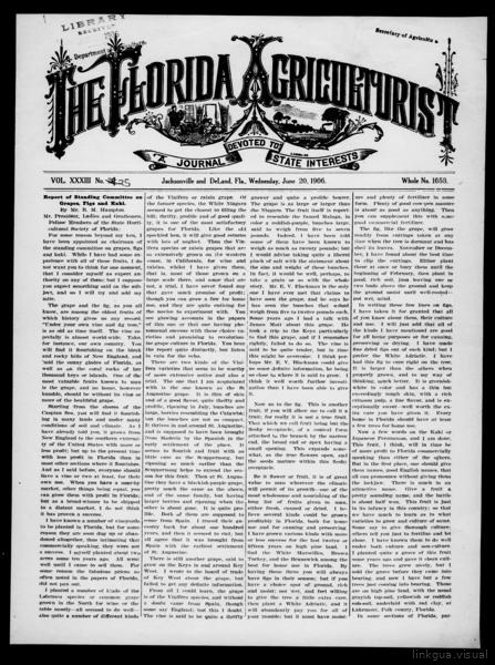 The Florida Agriculturist — No identificado