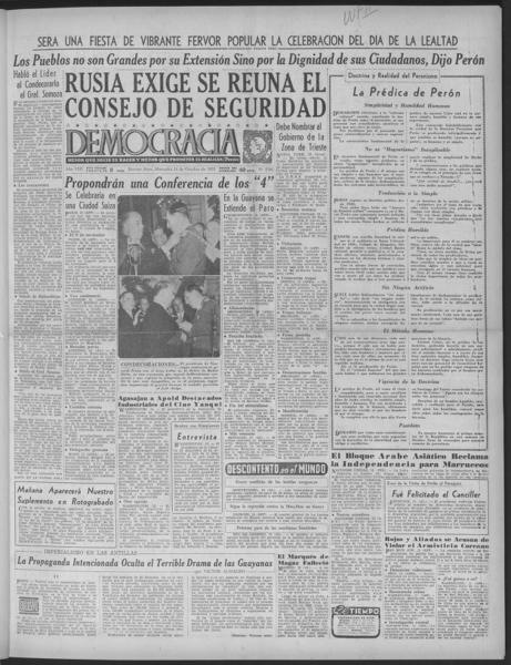 Democracia (Buenos Aires), October 14 — No identificado