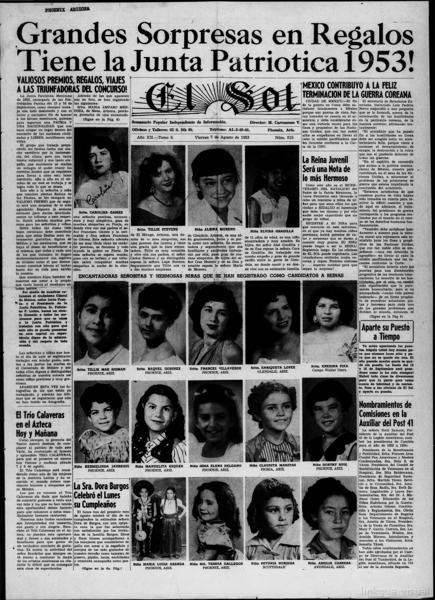 El sol (Phoenix, Ariz.), August 7 — No identificado