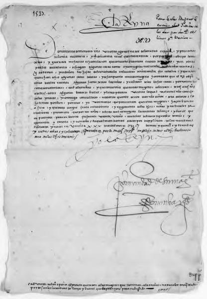 Hans Peter Kraus Collection: Duplicate of a royal cedula to Antonio de Mendoza, Viceroy of New Spain, issued in Valladolid, December 7 — Anónimo tlacuilo mexica (Códice Mendoza)